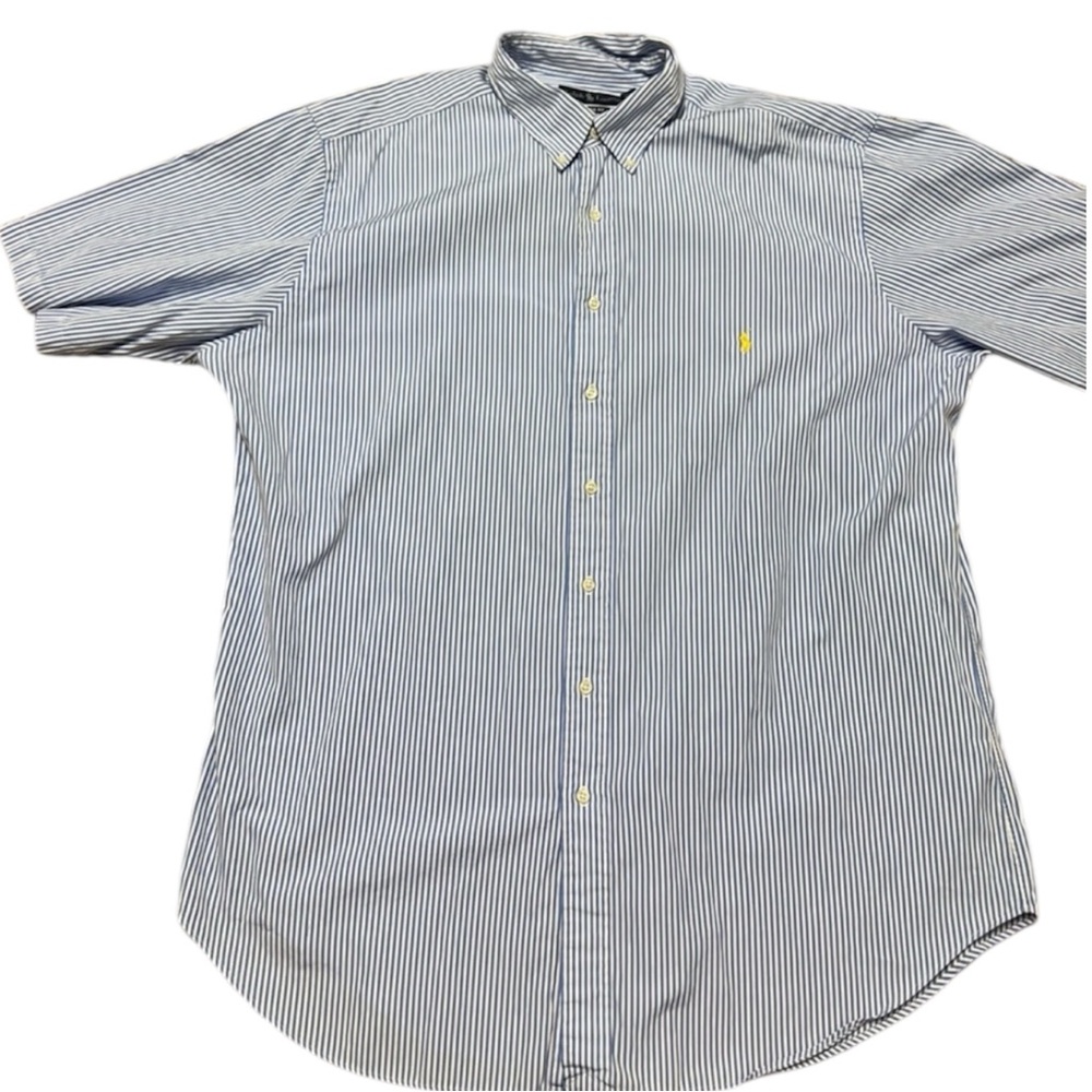 Ralph Lauren Blue and White Striped